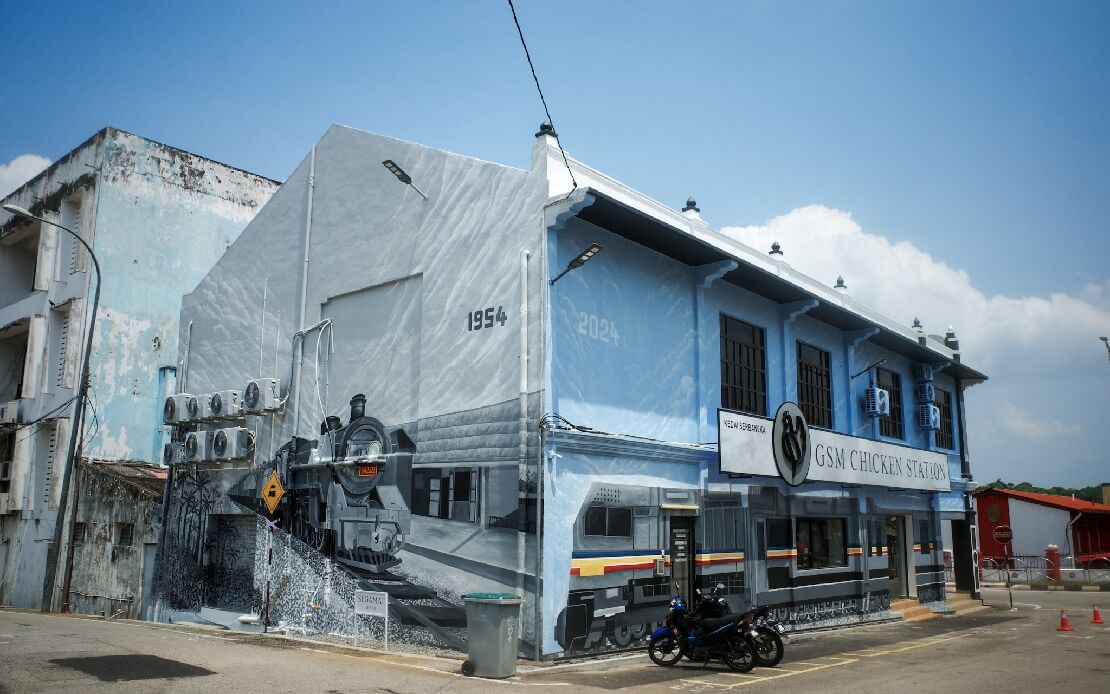 [MalaysiaGazette] ‘Kereta api merentasi zaman’ diiktiraf mural ‘Kereta ...
